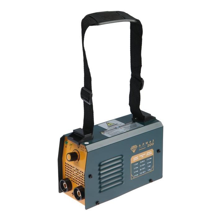 Сварочный аппарат инверторный  Сварочный аппарат инверторный "Алмаз 200", 220 В, 6000 Вт, 20-200 А, d=3 мм, Hot start