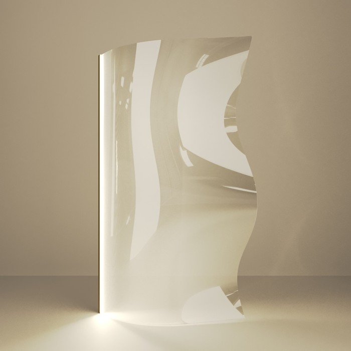 Торшер  Торшер "Аура" LED 28Вт 4000К золото 70х10х120см