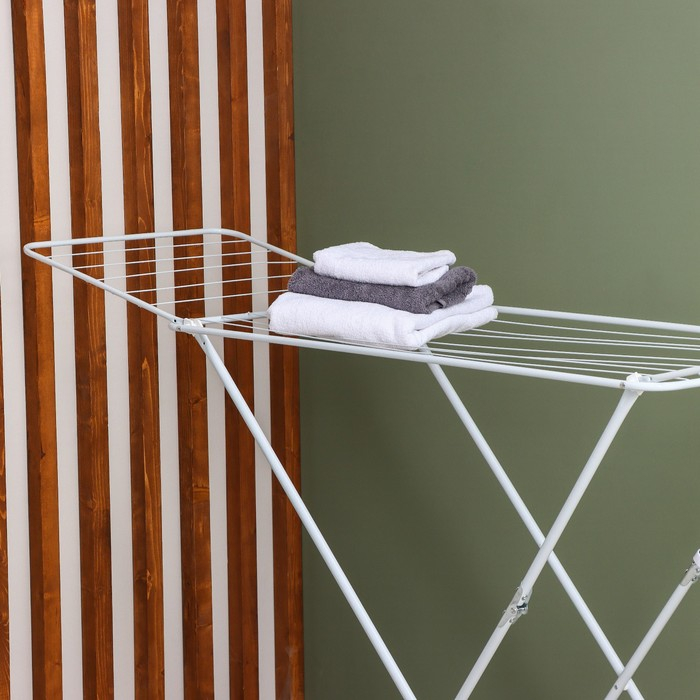 Сушилка для белья напольная складная Доляна, рабочая длина 18 м Сушилка для белья напольная складная Доляна, рабочая длина 18 м