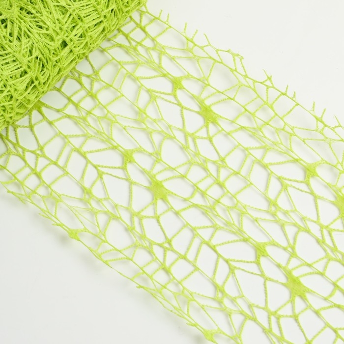 Сетка для творчества  Сетка для творчества "Паутинка. Салатовая" намотка 4,5 м 6х6х14 см