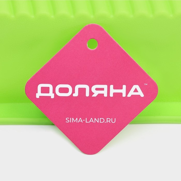 Форма для выпечки Доляна «Хлеб. Полосы», 27,5×13,5×7 см, цвет зеленый Форма для выпечки Доляна «Хлеб. Полосы», 27,5×13,5×7 см, цвет зеленый