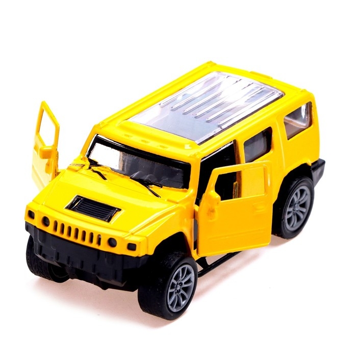 Машина металлическая «Крузер», 1:48, инерция, открываются двери, цвет жёлтый Машина металлическая «Крузер», 1:48, инерция, открываются двери, цвет жёлтый