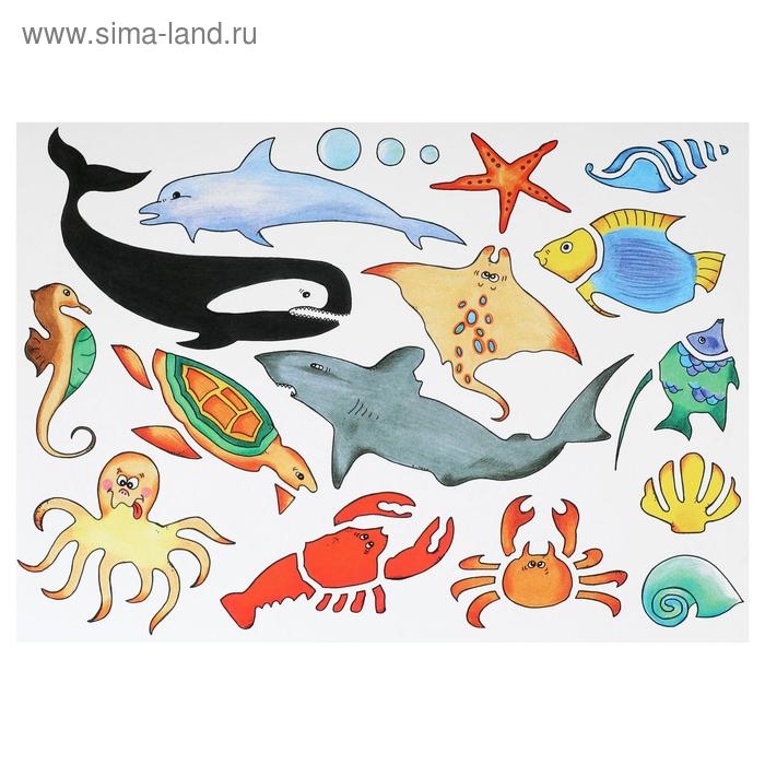 Трафарет Koh-I-Noor 9820/03, Трафарет Koh-I-Noor 9820/03, "Океан"