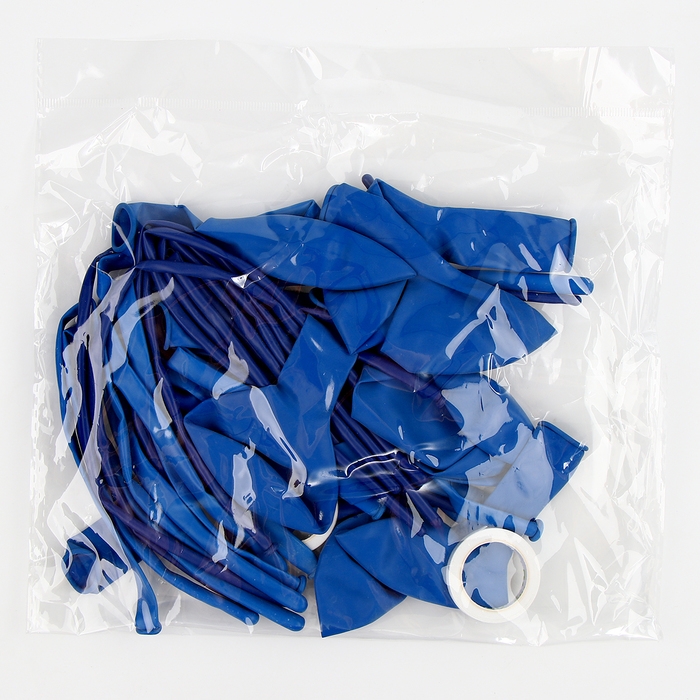 Набор воздушных шаров для оформления фотозоны &laquo;Синий&raquo;