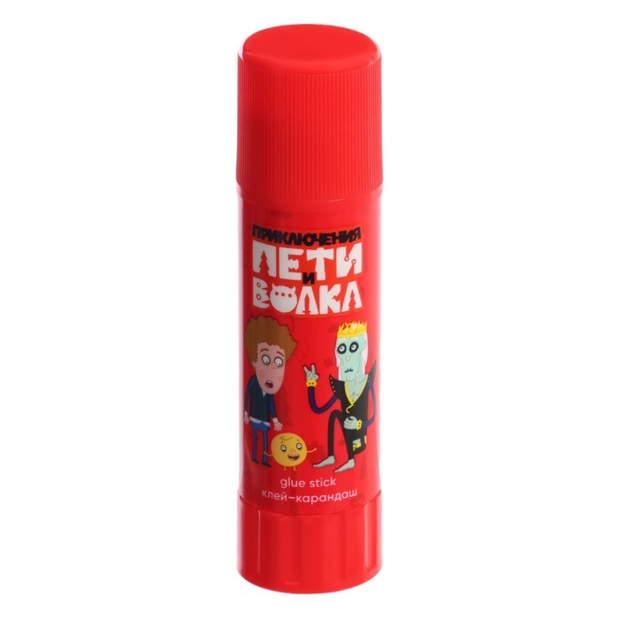 Клей-карандаш 13г ErichKrause EasyStick Клей-карандаш 13г ErichKrause EasyStick "Приключения Пети и Волка" PVP, экономичный расход, микс