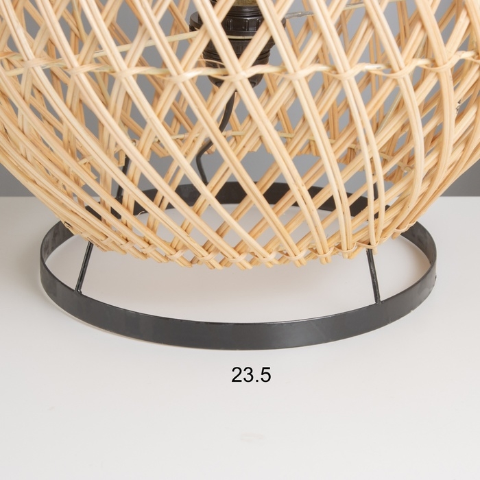Светильник настольный из ротанга Светильник настольный из ротанга "Изящный" 1х120Вт, Е27, 35х35х60 см