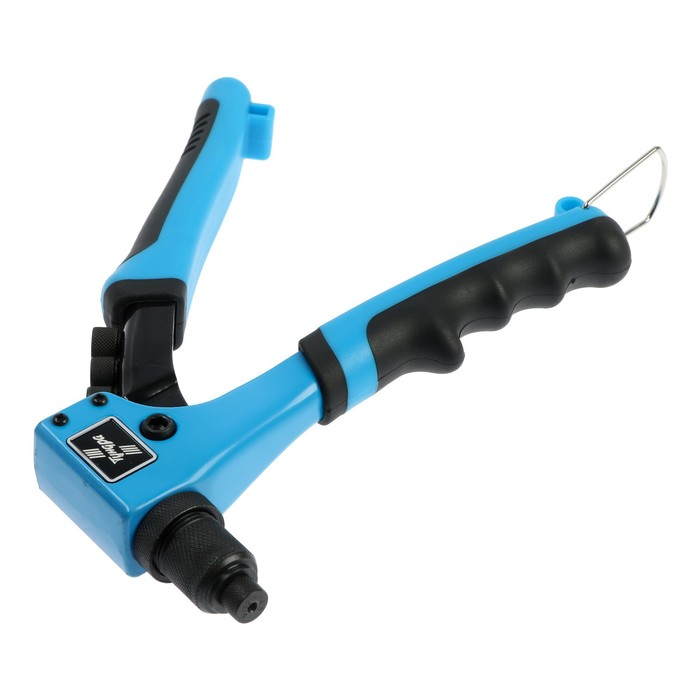 Заклепочник ТУНДРА, 210 мм, 2К рукоятки, заклепки 2.4 - 3.2 - 4 - 4.8 мм Заклепочник ТУНДРА, 210 мм, 2К рукоятки, заклепки 2.4 - 3.2 - 4 - 4.8 мм