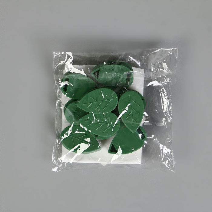 Крепления для вьющихся растений, самоклеящиеся, «Листок», набор 10 шт., Greengo