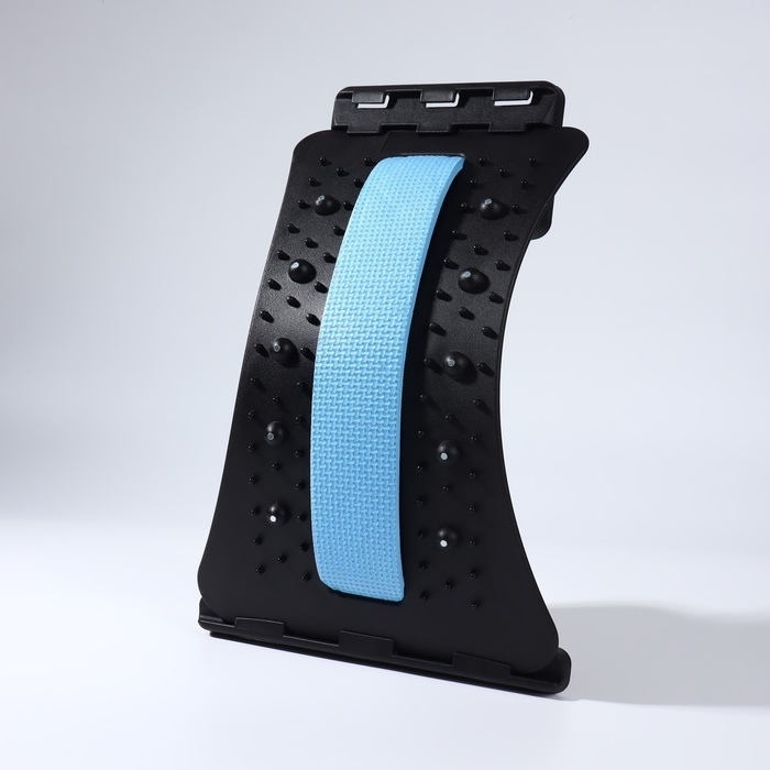 Массажёр для спины, трёхуровневый, с магнитом, 36 × 23 см, цвет МИКС Массажёр для спины, трёхуровневый, с магнитом, 36 × 23 см, цвет МИКС