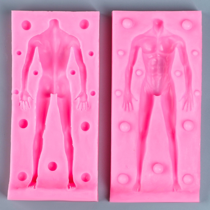 Форма силиконовая «Фигура мужчины», размер изделия 18,2 × 5,5 см Форма силиконовая «Фигура мужчины», размер изделия 18,2 × 5,5 см