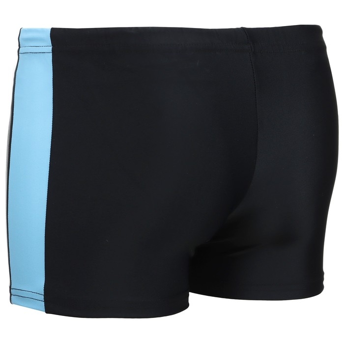 Плавки для плавания ONLYTOP, р. 52, цвет чёрный/голубой Плавки для плавания ONLYTOP, р. 52, цвет чёрный/голубой