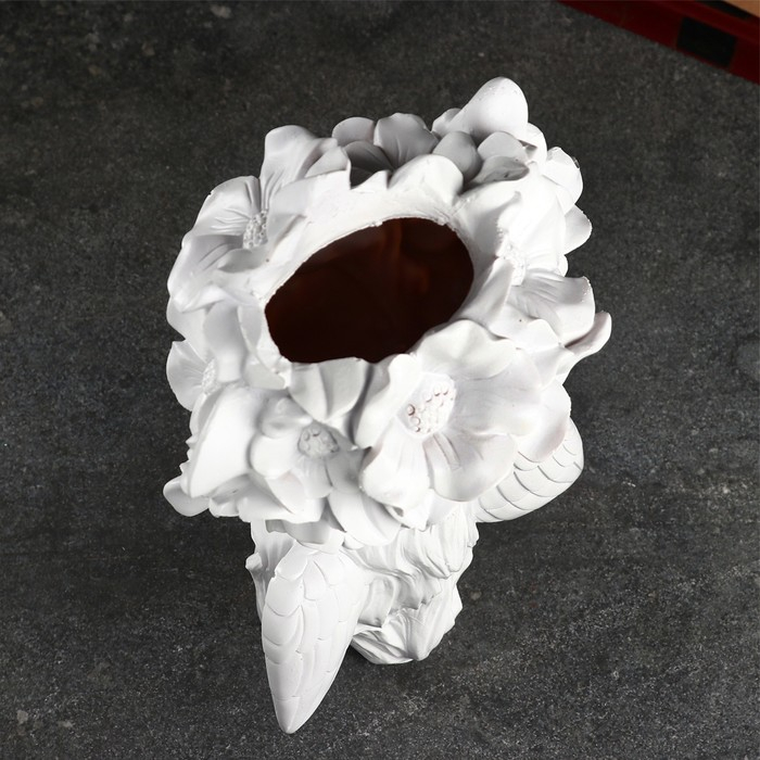 Ваза Ваза "Девочка с бантом", белая, 2 л/31х20х15см