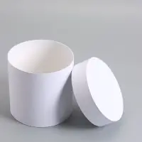 Шляпная коробка белая, 15 х 15 см