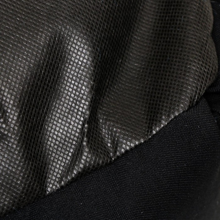 Лежанка  Лежанка "Принцесса", габардин, плюш, 50 х 50 х 15 см, чёрная/голубая