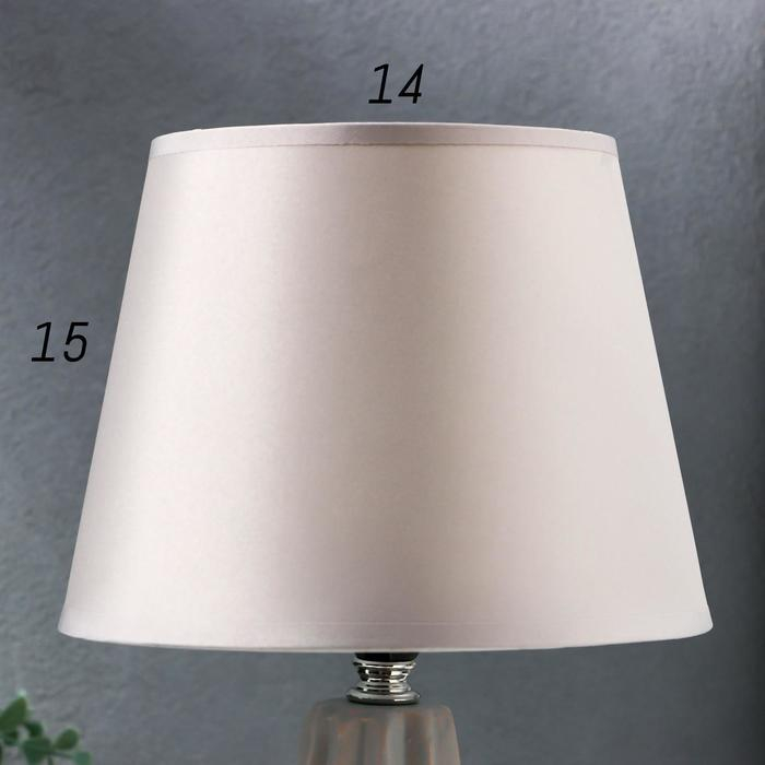 Лампа настольная 21197/1 E14 40Вт серый 22х22х35 см RISALUX