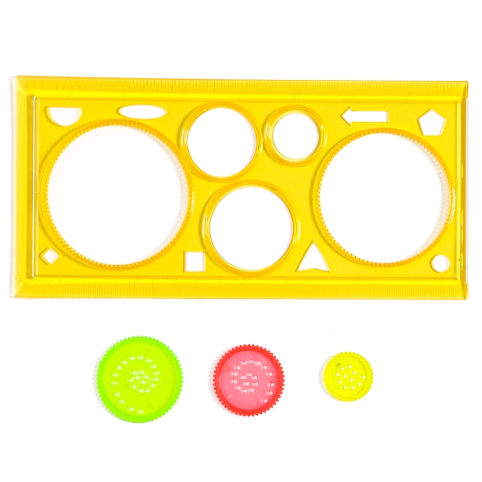 Спирограф «Фантазия», цвет МИКС Спирограф «Фантазия», цвет МИКС