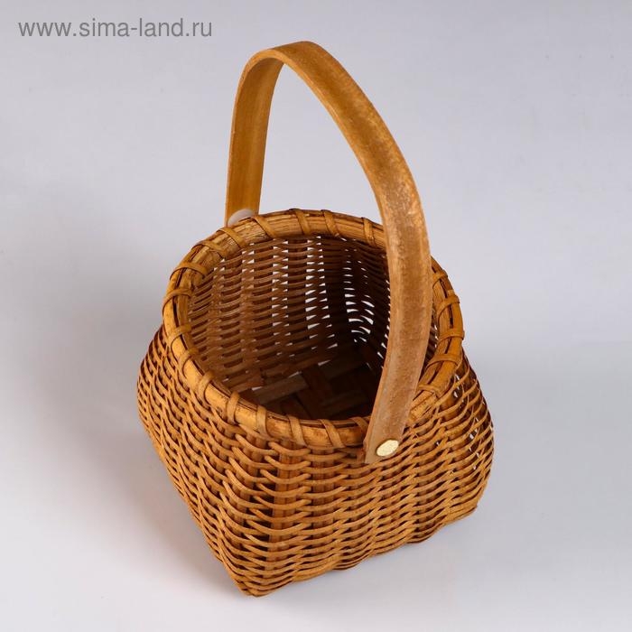 Корзина плетеная (ротанг), 14хН11/24 см, коричневый Корзина плетеная (ротанг), 14хН11/24 см, коричневый