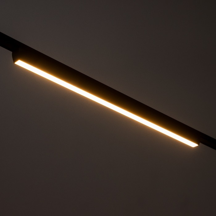 Светильник трековый SLIM Светильник трековый SLIM "Линия-66" LED 36Вт 3000K-6000К 48V CRI90 черный 3,2х3,8х66,2см