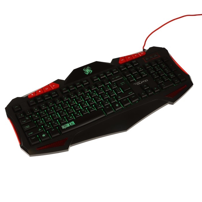 Игровой набор Qumo Axe Strike 3 в 1, клавиатура+мышь+ковер, проводной, 2400 dpi Игровой набор Qumo Axe Strike 3 в 1, клавиатура+мышь+ковер, проводной, 2400 dpi