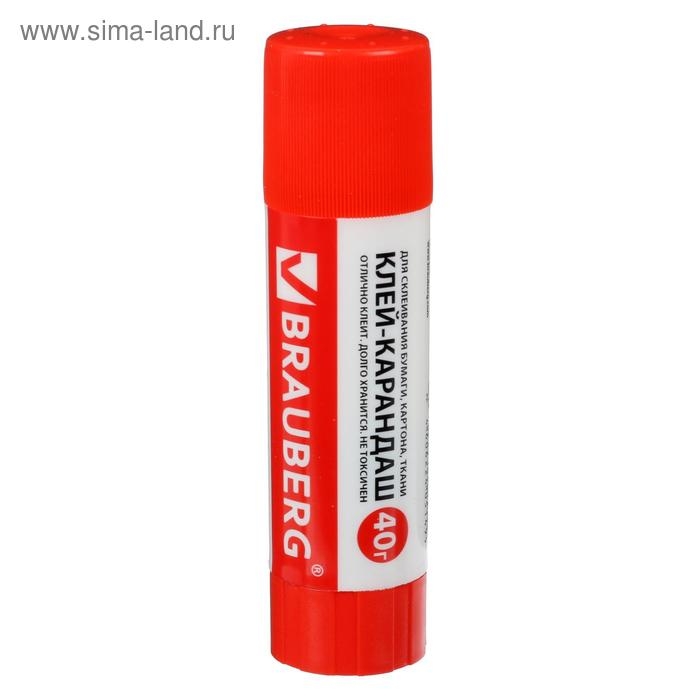 Клeй-карандаш ПВП 40 г BRAUBERG Клeй-карандаш ПВП 40 г BRAUBERG