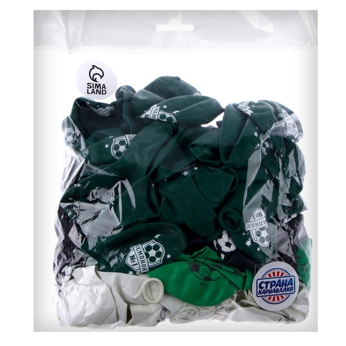 Воздушный шар латексный 12" &laquo;Футбол&raquo;, 100 шт.