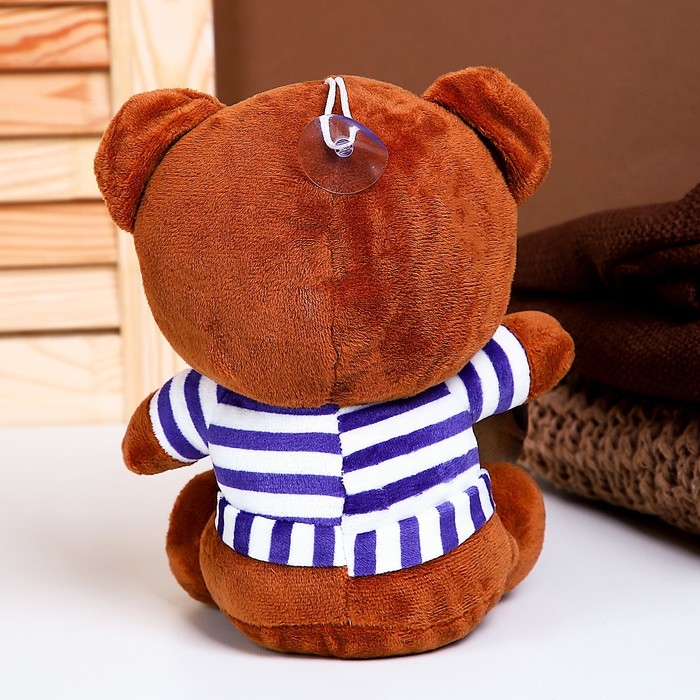 Мягкая игрушка «Мишка», в полосатой футболке, 18 см Мягкая игрушка «Мишка», в полосатой футболке, 18 см