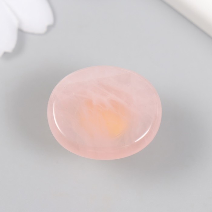 Ручка для шкатулки Ручка для шкатулки "Розовый кварц" 2,6х1,7 см