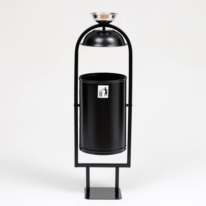 Урна уличная «Рубин 20» 21 л, 26,5 х 101 х 32 см, черная, бак 0,6 мм Урна уличная «Рубин 20» 21 л, 26,5 х 101 х 32 см, черная, бак 0,6 мм