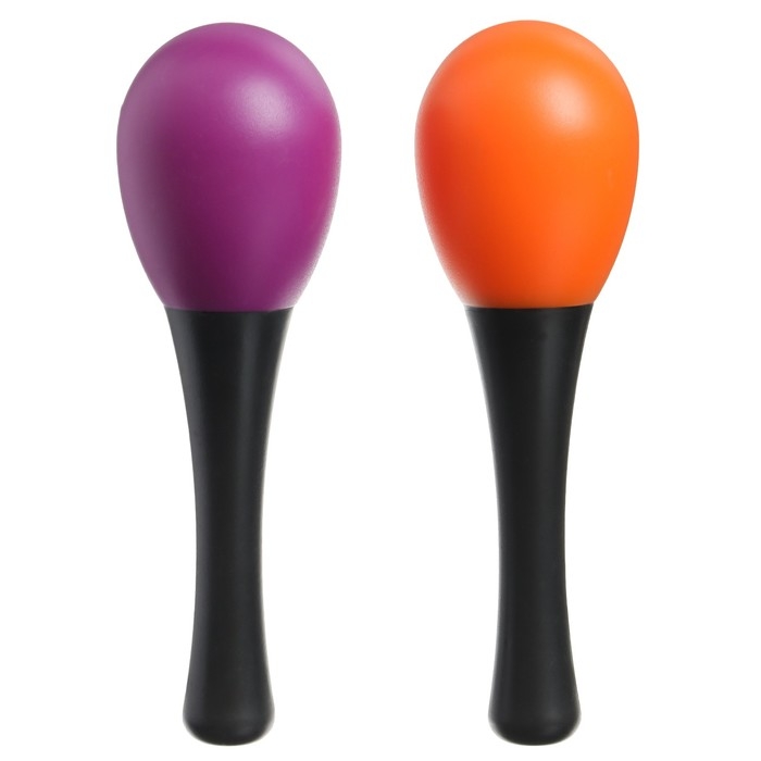 Набор погремушек «Перкуссионные маракасы», 2 шт., цвет МИКС, Крошка Я