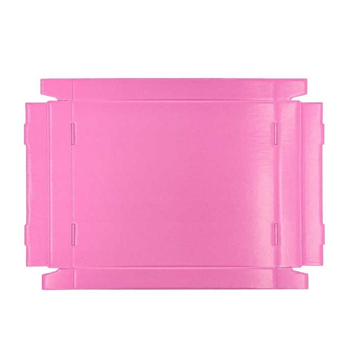 Складная коробка, розовая , 31,2 х 25,6 х 16,1 см Складная коробка, розовая , 31,2 х 25,6 х 16,1 см