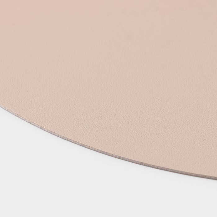 Салфетка сервировочная на стол «Тэм», d=38 см, цвет персиковый