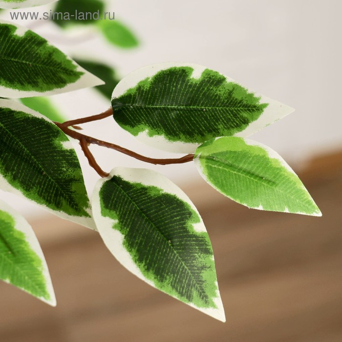 Дерево искусственное  Дерево искусственное "Лист с белым" 160 см