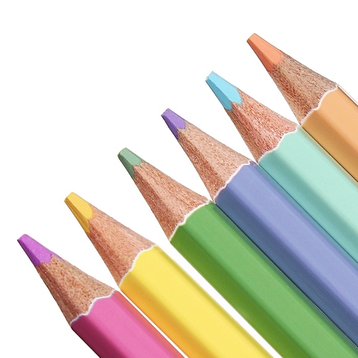 Карандаши 6 цветов ErichKrause Inspiration Pastel, дерево, шестигранные, мягкий 3.0 мм грифель пастельной палитры, пластиковый футляр, европодвес Карандаши 6 цветов ErichKrause Inspiration Pastel, дерево, шестигранные, мягкий 3.0 мм грифель пастельной палитры, пластиковый футляр, европодвес