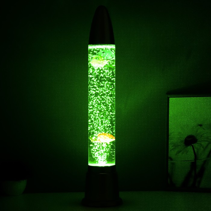 Светильник  Светильник "Ракета" LED, лава, аквариум h=60 см RISALUX