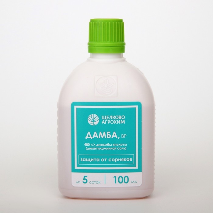 Гербицид сплошного действия для уничтожения сорняков Дамба, ВР, 100мл Гербицид сплошного действия для уничтожения сорняков Дамба, ВР, 100мл