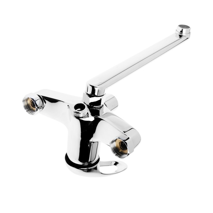 Смеситель для ванны Accoona A7140, однорычажный, излив 300 мм, с душевым набором, хром Смеситель для ванны Accoona A7140, однорычажный, излив 300 мм, с душевым набором, хром