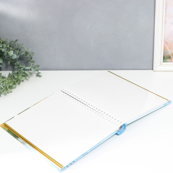 Фотоальбом магнитный 20 листов  Фотоальбом магнитный 20 листов "Энергия роз" МИКС 29х24х2 см