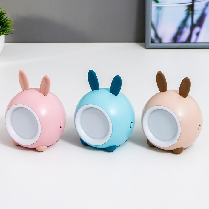 Ночник Ночник "Зайчик" LED 2Вт МИКС 8х9х12 см RISALUX