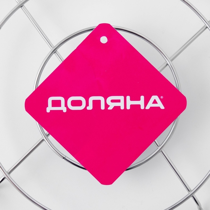 Подставка под горячее на ножках «Круг», 18×18×2 см, цвет хромированный Подставка под горячее на ножках «Круг», 18×18×2 см, цвет хромированный