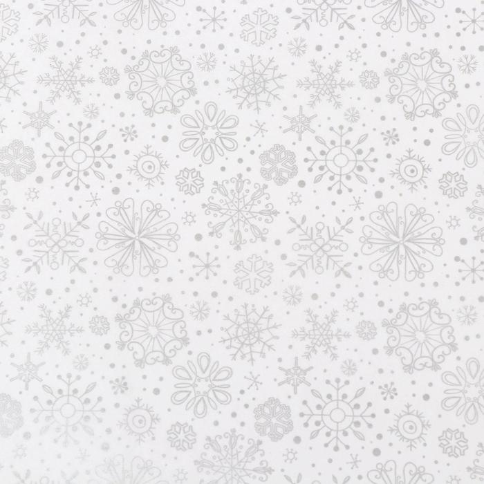 Бумага силиконизированная «Снежинки», серебряные, для выпечки, 0,38 х 5 м Бумага силиконизированная «Снежинки», серебряные, для выпечки, 0,38 х 5 м