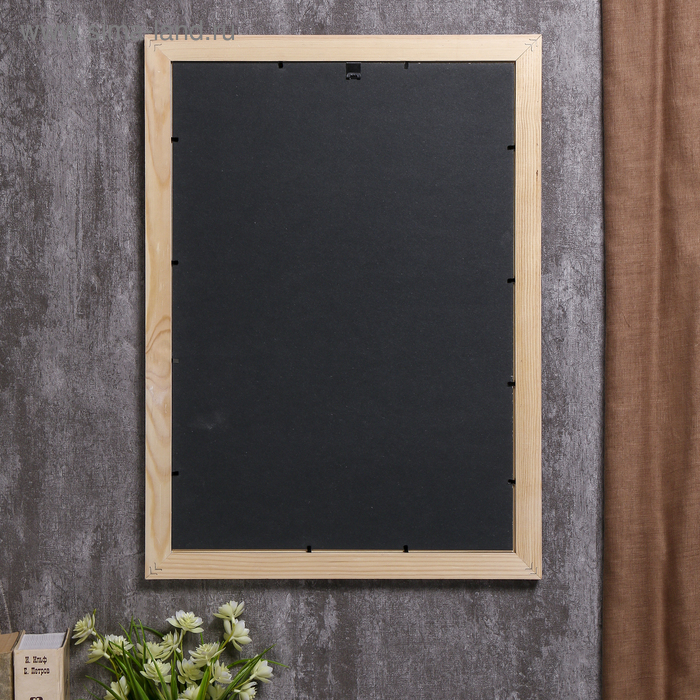 Фоторамка сосна с32 0033 35х50 см (пластиковый экран) Фоторамка сосна с32 0033 35х50 см (пластиковый экран)