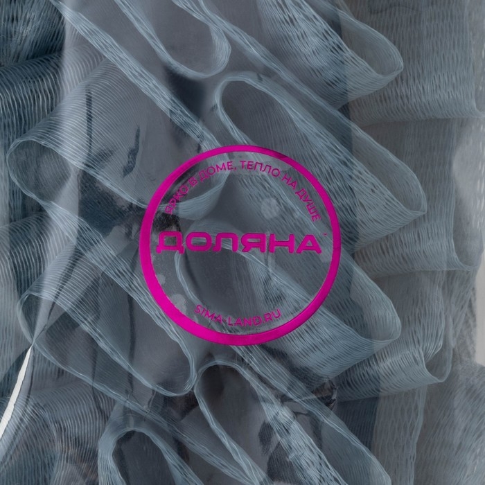 Мочалка для тела массажная Доляна «Афродита», 69×8 см, цвет серый Мочалка для тела массажная Доляна «Афродита», 69×8 см, цвет серый