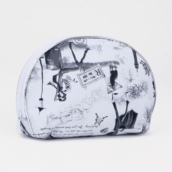 Набор косметичек 5 в 1 на молниях, цвет серый Набор косметичек 5 в 1 на молниях, цвет серый