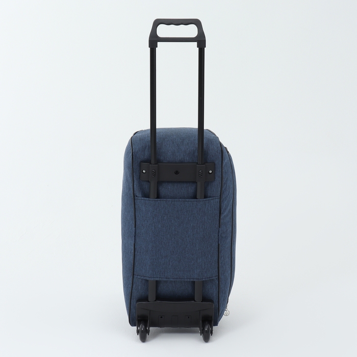 Сумка дорожная на колёсах, наружный карман, цвет синий Сумка дорожная на колёсах, наружный карман, цвет синий
