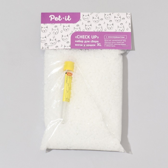 Набор для сбора мочи у кошек Pet-it, c консервантом, XL Набор для сбора мочи у кошек Pet-it, c консервантом, XL