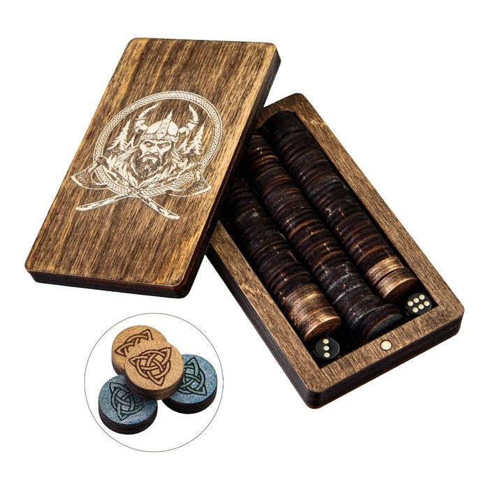 Нарды деревянные + парчис (лудо), настольная игра, 37 х 37 см Нарды деревянные + парчис (лудо), настольная игра, 37 х 37 см