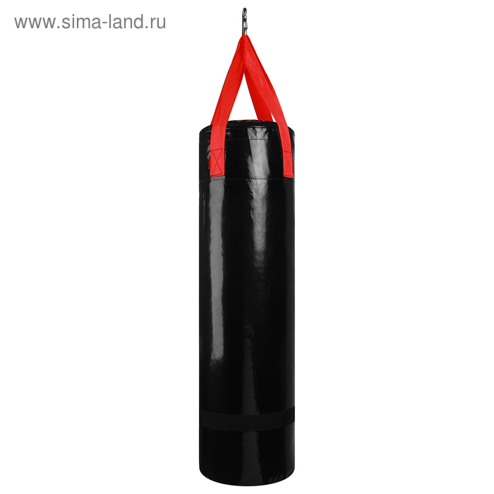 Боксёрский мешок, вес 25 кг, на ленте ременной, цвет чёрный