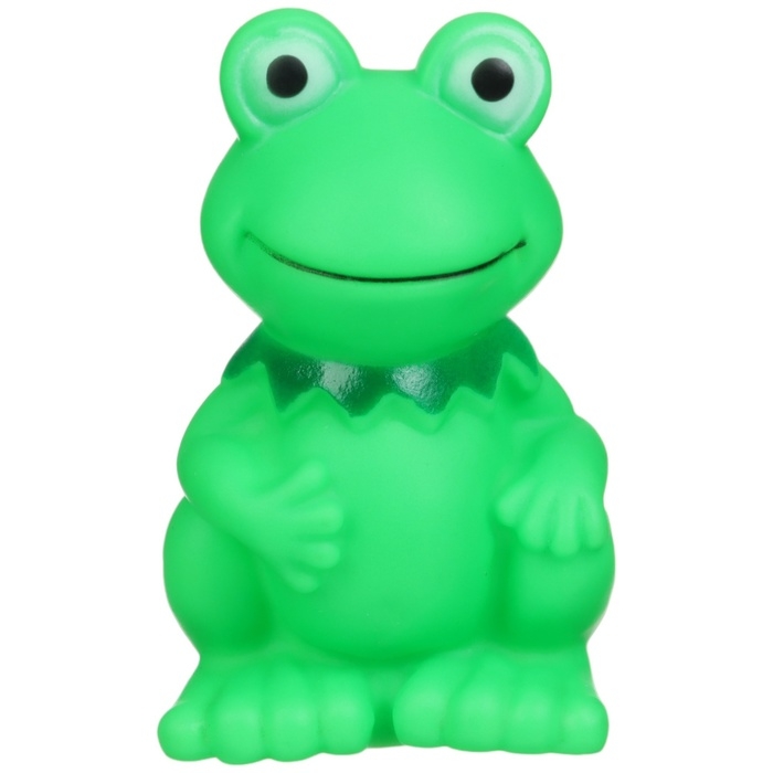 Резиновая игрушка для ванны «Лягушонок», 9 см, с пищалкой, Крошка Я Резиновая игрушка для ванны «Лягушонок», 9 см, с пищалкой, Крошка Я