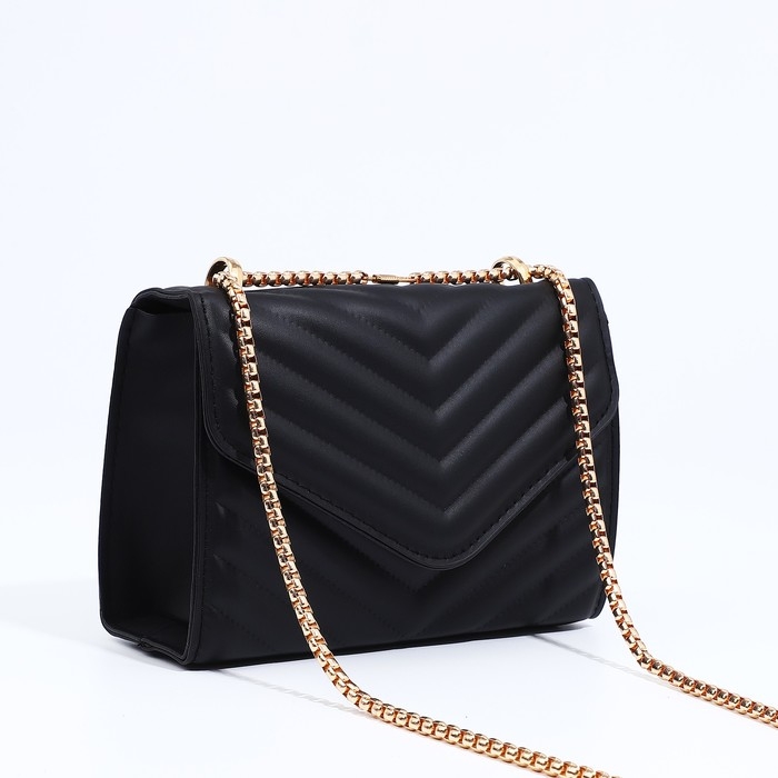 Сумка-мессенджер на магните, цвет чёрный Сумка-мессенджер на магните, цвет чёрный