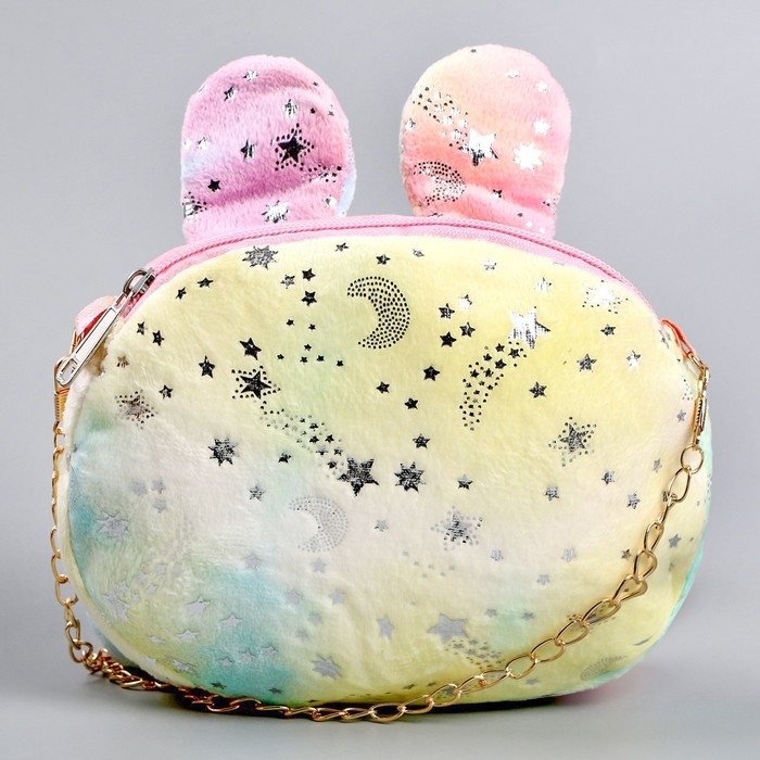 Сумка детская меховая «Зайчик», цвет розовый, 15,5х12,7х4 см Сумка детская меховая «Зайчик», цвет розовый, 15,5х12,7х4 см